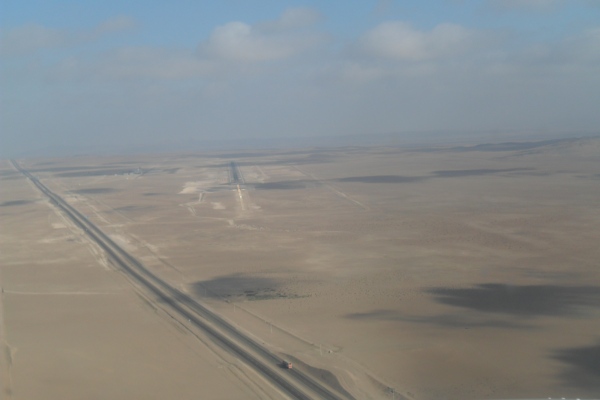 Landing at Desierto de Atacama